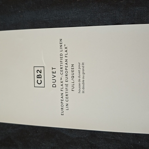 ❤️B2G1 FREE Exclusive EUROPEAN FLAX™Certified Linen Black Full/Queen Duvet Cover - Picture 10 of 11